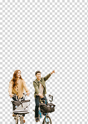 전신 편집 편집이미지 커플 응시 여자 남자 여행 데이트 미소 누끼 사람 20대 성인 두명 앞모습 자전거 한국인 가리킴 승차 즐거움 PNG 성인만 편집소스 시선 감정 뷰포인트 관계 모션 표정 동양인 손짓 청년 바이크 파일형식