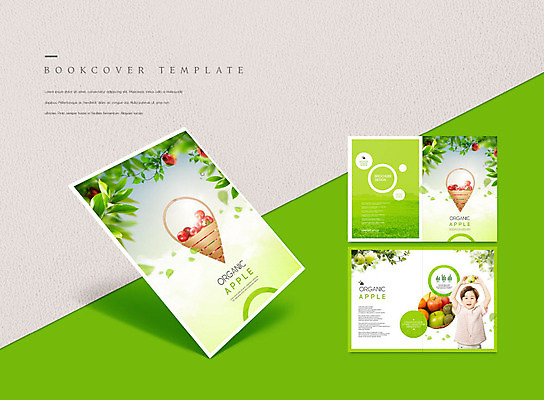 PSD 템플릿 표지디자인 북디자인 출판디자인 표지 남자 ZIP 내지 어린이 리플렛 북커버 과일 나뭇잎 한명 들기 사람 소년 팜플렛 초록색 바구니 한국인 사과 유기농 소년한명만 이미지템플릿 1 웰빙 컬러 잎 모션 동양인 남자한명만 소년만 파일형식