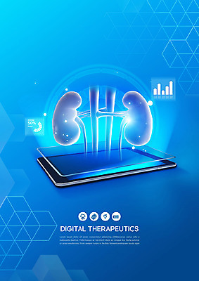 PSD 편집이미지 의학 기술 사람없음 파란색 스마트폰 태블릿 디지털 의사 장기 디지털치료제 이미지편집 컬러 신체 전자제품 핸드폰 스마트기기 의료진 파일형식