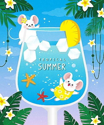 꽃 두마리 일러스트 불가사리 프레임 해변 사람없음 여름 파란색 여름휴가 바캉스 귀여움 얼음 칵테일 파인애플 야자수잎 프레임일러스트 흰쥐 경자년 국내일러스트 AI파일 자연요소 식물 계절 바다 컬러 컨셉 잎 2 과일 휴가 극피동물 주류 쥐 열대과일 파일형식 벡터 2020년 여름_계절