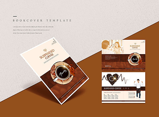 PSD 나무 템플릿 표지디자인 북디자인 출판디자인 여자 표지 남자 ZIP 내지 커피 리플렛 북커버 나뭇잎 웃음 사람 팜플렛 20대 성인 두명 갈색 앞치마 한국인 바리스타 성인만 이미지템플릿 식물 직업 음료 컬러 잎 표정 동양인 청년 파일형식