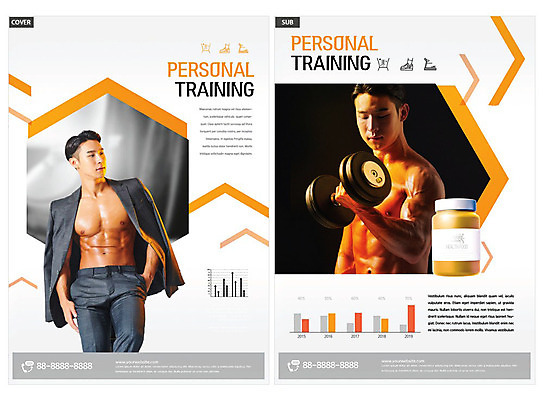 템플릿 남자 ZIP 리플렛 근육 건강 들기 사람 정장 팜플렛 20대 성인 두명 운동 헬스 주황색 아령 헬스장 한국인 전단템플릿 전단 개인지도 성인남자만 인디자인 INDD 이미지템플릿 옷 컬러 모션 동양인 청년 연습 홍보물 남자만 성인만 파일형식