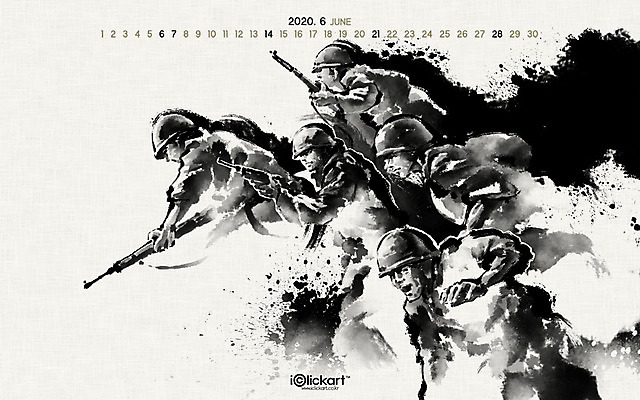 JPG 월페이퍼 바탕화면 6월 날짜 파일형식