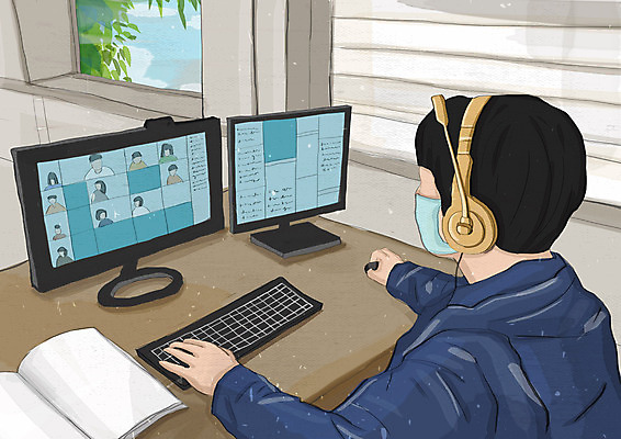 PSD 교육 남자 일러스트 창문 교실 모바일 마스크 한명 안전 사람 성인 컴퓨터 모니터 교사 헤드폰 헤드셋 공책 키보드 책상 에듀 에듀케이션 온라인강의 성인남자한명만 스쿨팩 코로나바이러스 사회적거리두기 생활방역 개학연기 랜선라이프 델타변이바이러스 국내일러스트 직업 1 라이프스타일 캠페인 음향기기 가구 학교 문구용품 전자제품 바이러스 강의 사회이슈 개학 방역 남자한명만 성인남자만 파일형식 언택트