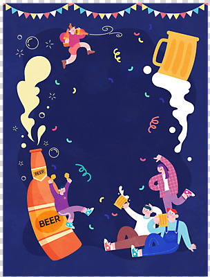 편집 편집이미지 여자 남자 맥주 병맥주 생맥주 누끼 이벤트 여러명 파란색 쇼핑 축제 PNG 편집소스 컬러 다수 주류 사람 파일형식