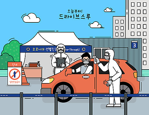남자 일러스트 자동차 모바일 마스크 들기 사람 성인 건물 세명 진료 열 바이러스 체온계 사회이슈 보안경 성인남자만 코로나바이러스 드라이브스루 방역복 비접촉체온계 사회적거리두기 비대면서비스 선별진료소 델타변이바이러스 국내일러스트 AI파일 건축물 옷 육상교통 캠페인 컨셉 의학 모션 온도계 안전장비 서비스 방역 남자만 성인만 파일형식 벡터 언택트