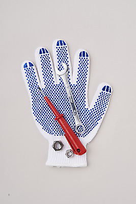 포토 JPG 스튜디오촬영 산업 장갑 회색배경 실내 사람없음 하이앵글 여러개 장비 도구 공구 스패너 드라이버 수리 작업도구 목장갑 플랫레이 국내포토 잡화 뷰포인트 다수 백그라운드 내부 회색 플랫 파일형식