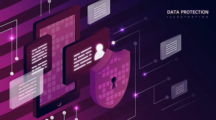 백그라운드 일러스트 사람없음 스마트폰 디지털 보라색 정보 보호 보안 방패 정보보호 정보보호의날 국내일러스트 AI파일 컬러 컨셉 안전 핸드폰 스마트기기 파일형식 벡터 법정기념일