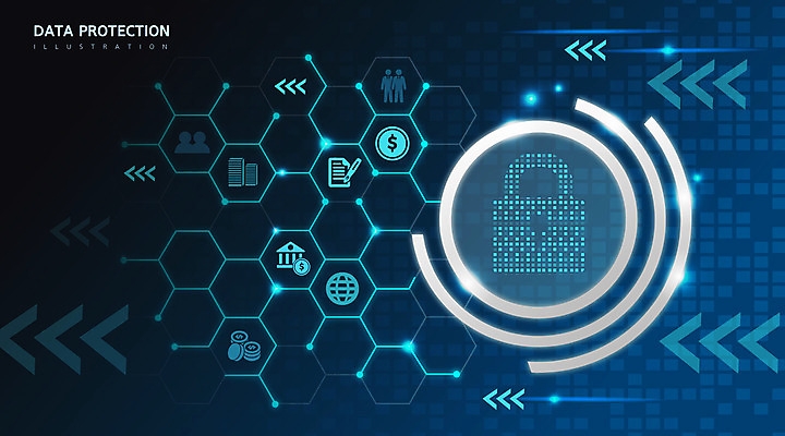 화살표 백그라운드 일러스트 자물쇠 사람없음 디지털 정보 원형 보호 보안 청록색 정보보호 정보보호의날 국내일러스트 AI파일 도형 컬러 컨셉 안전 파일형식 벡터 법정기념일