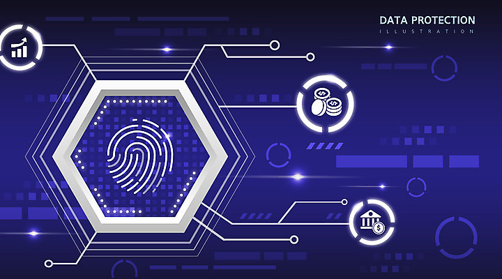 백그라운드 일러스트 사람없음 디지털 보라색 정보 보호 보안 정보보호 지문 지문인식 정보보호의날 허니콤 국내일러스트 AI파일 모양 컬러 컨셉 안전 생체인식기술 파일형식 벡터 법정기념일