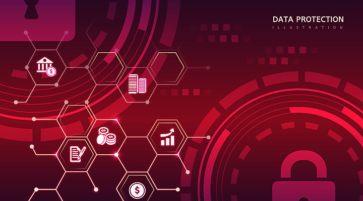 백그라운드 일러스트 자물쇠 사람없음 빨간색 디지털 정보 보호 보안 정보보호 정보보호의날 국내일러스트 AI파일 컬러 컨셉 안전 파일형식 벡터 법정기념일
