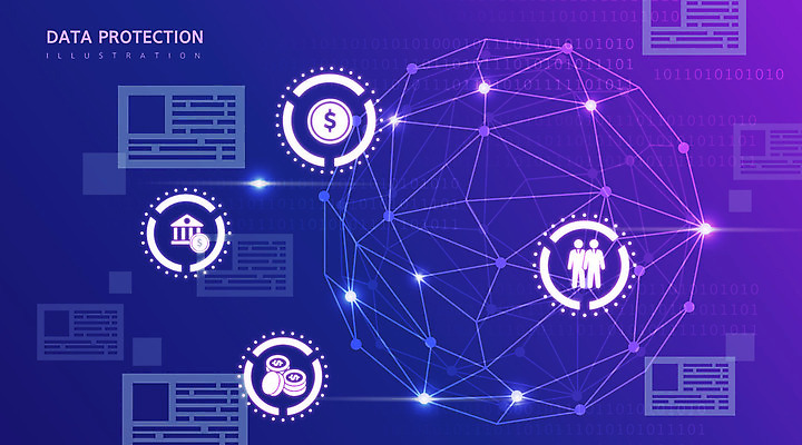 백그라운드 일러스트 사람없음 디지털 보라색 정보 보호 보안 정보보호 정보보호의날 국내일러스트 AI파일 컬러 컨셉 안전 파일형식 벡터 법정기념일