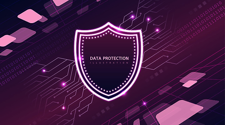 백그라운드 일러스트 사람없음 빨간색 디지털 정보 보호 보안 방패 정보보호 정보보호의날 국내일러스트 AI파일 컬러 컨셉 안전 파일형식 벡터 법정기념일