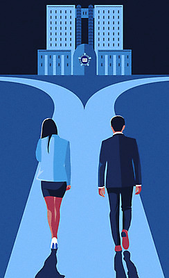 부부 여자 남자 일러스트 사람 성인 두명 파란색 걷기 균열 재판 법원 이혼 얼굴없음 성인만 국내일러스트 AI파일 커플 컬러 모션 법 파일형식 벡터