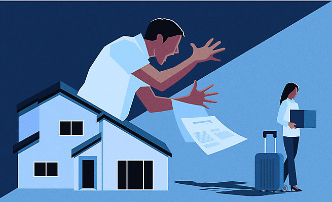 부부 여자 남자 일러스트 들기 사람 성인 두명 파란색 캐리어 짐 이혼 얼굴없음 성인만 이혼서류 국내일러스트 AI파일 커플 컬러 모션 여행가방 파일형식 벡터