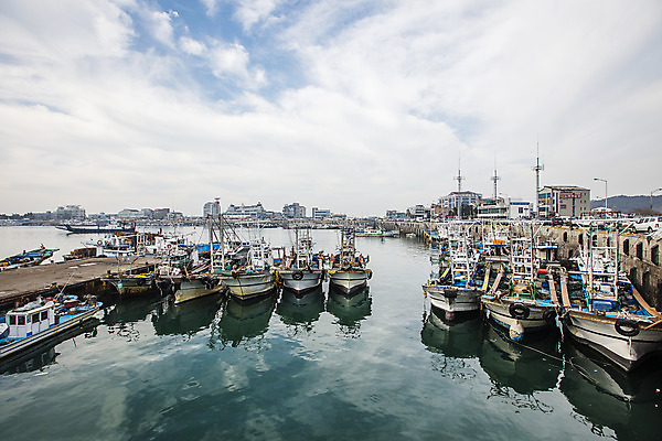 포토 JPG 주간 구름 바다 여행 하늘 한국 풍경 사람없음 야외 관광지 항구 어선 전라북도 국내여행 군산 서해 비응항 국내포토 자연요소 아시아 배_교통 교통시설 전라도 파일형식