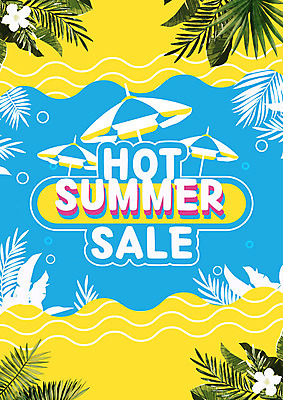 PSD 편집이미지 꽃 타이포그라피 사람없음 여름 파란색 쇼핑 야자수 노란색 세일 파라솔 쿠폰 보테니컬아트 이미지편집 나무 식물 문자 계절 컬러 파일형식