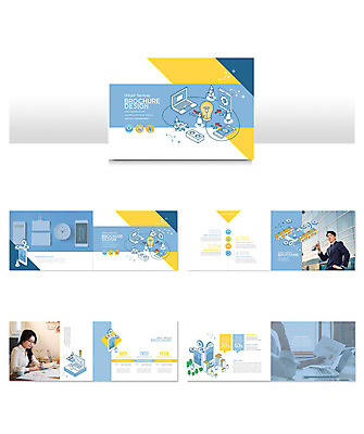 템플릿 여자 남자 ZIP 리플렛 전구 사람 팜플렛 20대 성인 세명 파란색 노트북 스마트폰 태블릿 스크린 한국인 비즈니스맨 비즈니스우먼 성인만 인디자인 INDD 비대면서비스 이미지템플릿 컬러 비즈니스 동양인 청년 전자제품 핸드폰 스마트기기 직장인 서비스 파일형식 언택트
