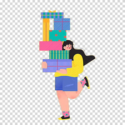 편집 편집이미지 여자 선물 한명 누끼 이벤트 선물상자 쇼핑 상자 세일 즐거움 PNG 여자한명만 편집소스 1 감정 사람 여자만 파일형식