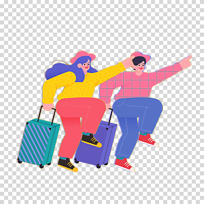 편집 편집이미지 여자 남자 여행 가방 누끼 이벤트 두명 쇼핑 세일 캐리어 즐거움 PNG 편집소스 잡화 감정 사람 여행가방 파일형식