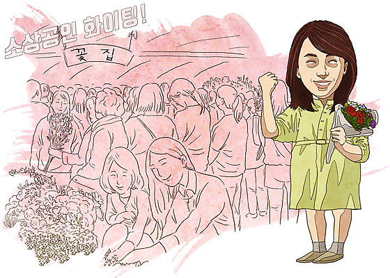 PSD 식물 여자 남자 꽃 꽃다발 라인일러스트 일러스트 응원 웃음 들기 사람 이벤트 여러명 성인 빨간색 경제 파이팅 기쁨 사장 꽃집 자영업 대박 성인만 소상공인 국내일러스트 직업 감정 컬러 다수 비즈니스 모션 표정 상점 상인 파일형식