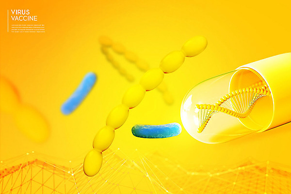 PSD 편집이미지 세포 사람없음 알약 노란색 바이러스 사회이슈 백신 신종바이러스 코로나바이러스 델타변이바이러스 이미지편집 컬러 컨셉 의학 약 파일형식