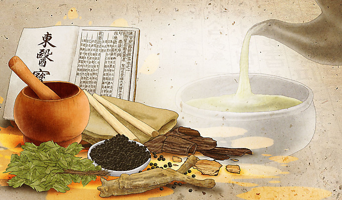 PSD 그릇 일러스트 의학 건강 사람없음 책 갈색 한의학 약재 한약재 약초 한약 절구 건강식품 약탕기 도라지 동의보감 베이지색 약짜기 한방차 환 자소엽 국내일러스트 식기 음식 컬러 주방용품 차_음료 약 도구 풀_식물 전통차 의술서적 짜기 파일형식