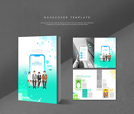 PSD 템플릿 표지디자인 북디자인 손 출판디자인 여자 표지 남자 ZIP 내지 리플렛 북커버 비즈니스 프레임 팜플렛 신체부위 스마트폰 비즈니스맨 비즈니스우먼 면접 민트색 비대면면접 온택트 이미지템플릿 컬러 사람 핸드폰 스마트기기 직장인 파일형식 언택트