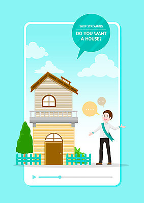 전신 PSD 남자 말풍선 일러스트 모바일 부동산 안내 주택 한명 성인 파란색 스마트폰 울타리 쇼핑 모바일쇼핑 성인남자한명만 숍스트리밍 라이브커머스 온택트 스토어 국내일러스트 1 컬러 사람 건물 핸드폰 스마트기기 담장 재산 온라인쇼핑 남자한명만 성인남자만 파일형식