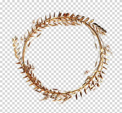 도형 식물 편집 편집이미지 꽃 잎 재질 나뭇잎 프레임 누끼 사람없음 3D 금속 금색 벼 원형 황금 디지털합성 원형프레임 PNG 금박 편집소스 컬러 곡류 파일형식
