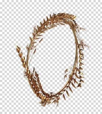 도형 식물 편집 편집이미지 꽃 잎 재질 나뭇잎 프레임 누끼 사람없음 3D 금속 금색 벼 원형 황금 디지털합성 원형프레임 PNG 금박 편집소스 컬러 곡류 파일형식