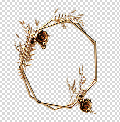 도형 식물 편집 편집이미지 꽃 잎 재질 나뭇잎 프레임 누끼 사람없음 3D 금속 금색 벼 황금 디지털합성 솔방울 겹침 PNG 금박 다각형 편집소스 컬러 곡류 파일형식