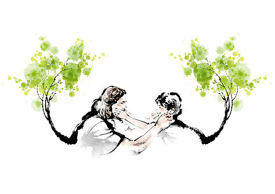 PSD 나무 남자 기독교 종교 어린이 잎 일러스트 장난 캘리그라피 붓터치 함께함 사람 소년 성인 두명 초록색 여름 마주보기 캠핑 천주교 나뭇가지 잡기 볼 예수 번짐 신앙생활 남자만 성경캠프 국내일러스트 식물 계절 컬러 컨셉 모션 레저 신체부위 신_종교 파일형식 효과