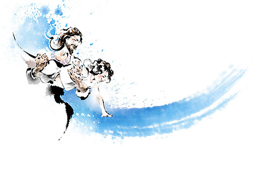 PSD 여자 남자 기독교 종교 어린이 파도 바다 일러스트 캘리그라피 안기 물놀이 물장구 붓터치 함께함 사람 소녀 성인 두명 여름 파란색 강 캠핑 천주교 예수 물보라 번짐 신앙생활 성경캠프 국내일러스트 계절 컬러 컨셉 모션 놀이 레저 물 신_종교 파일형식 효과