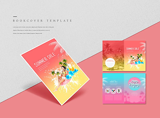 PSD 템플릿 표지디자인 북디자인 출판디자인 여자 표지 수영복 ZIP 내지 리플렛 분홍색 북커버 휴가 아이스크림 사람 팜플렛 성인 해변 두명 여름 30대 비키니 야자수 세일 얼음 한국인 튜브 성인여자만 이미지템플릿 자연요소 나무 옷 계절 바다 컬러 디저트 동양인 장년 여자만 성인만 파일형식