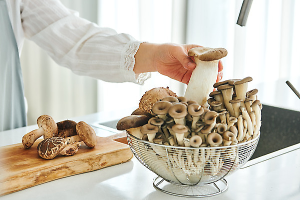 포토 JPG 손 여자 음식 40대 중년 식재료 재료 주방용품 도마 실내 요리 한명 옆모습 신체부위 주방 앞치마 버섯 한국인 재료손질 표고버섯 느타리버섯 새송이버섯 중년여자한명만 국내포토 1 뷰포인트 생활용품 사람 동양인 성인 내부 손질 여자한명만 중년여자만 파일형식