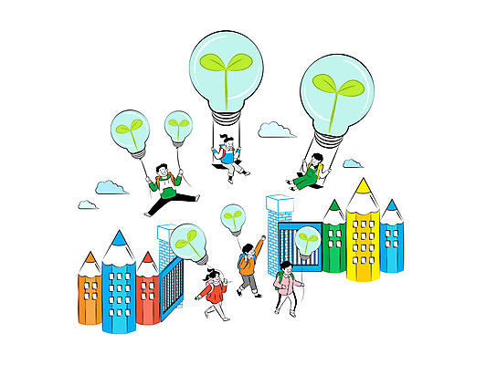 학생 여자 교육 남자 초등학생 어린이 일러스트 전구 학교 들기 사람 앉기 소녀 소년 여러명 연필 스쿨라이프 새싹 걷기 비행 즐거움 그네 등교 풍선 교문 에듀 에듀케이션 어린이만 스쿨팩 국내일러스트 AI파일 식물 라이프스타일 감정 다수 모션 학용품 필기구 등하교 파일형식 벡터