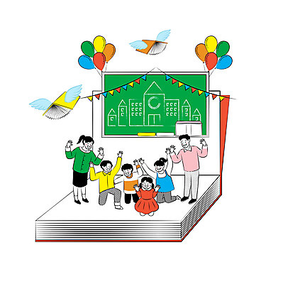 학생 여자 교육 남자 초등학생 어린이 포즈 날개 일러스트 학교 서기 사람 앉기 손짓 소녀 소년 여러명 성인 책 스쿨라이프 교사 칠판 즐거움 분필 풍선 칠판지우개 가랜드 에듀 에듀케이션 스쿨팩 국내일러스트 AI파일 직업 라이프스타일 감정 다수 모션 파티용품 초크 파일형식 벡터