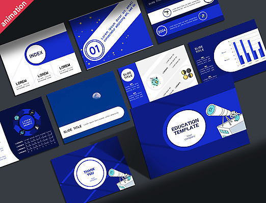 템플릿 과학 비즈니스 그래프 사람없음 파란색 세트 별자리 행성 달 관찰 PPT 프레젠테이션 문서템플릿 관측 천문학 천체망원경 애니형PPT 9P 이미지템플릿 자연요소 교육 컬러 모션 우주 망원경 파일형식