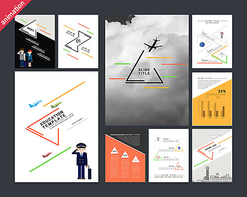 템플릿 직업 여자 남자 비즈니스 그래프 비행기 사람 세명 세트 회색 비행 공항 파일럿 승무원 PPT 프레젠테이션 문서템플릿 항공 관제탑 애니형PPT 9P 이미지템플릿 컬러 항공교통 교통시설 대중교통 파일형식