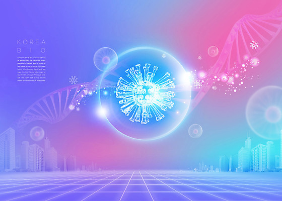 PSD 편집이미지 사람없음 건물 컬러풀 물방울 바이러스 DNA 바이오 백신 이미지편집 건축물 컬러 의학 생명공학 파일형식