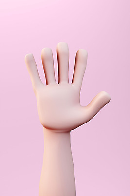 PSD 편집 편집이미지 손 분홍색 손바닥 손짓 신체부위 3D소스 3D 가위바위보 디지털합성 오브젝트 손인사 편집소스 편집3D 보자기손 컬러 모션 놀이 사람 인사 파일형식