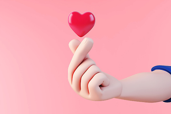 PSD 편집 편집이미지 손 분홍색 사랑 손짓 신체부위 3D소스 3D 하트 마음 디지털합성 오브젝트 손하트 편집소스 편집3D 모양 감정 컬러 모션 사람 파일형식