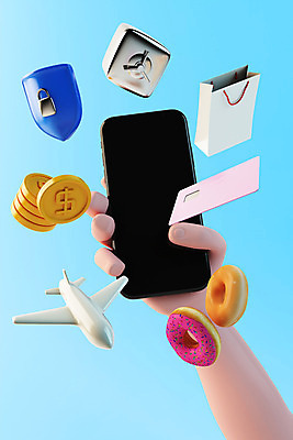 PSD 편집 편집이미지 손 모바일 비행기 손짓 신체부위 파란색 스마트폰 쇼핑백 3D소스 3D 동전 신용카드 도넛 디지털합성 오브젝트 보안 금고 방패 예약 편집소스 편집3D 컬러 돈 가방 항공교통 모션 디저트 대중교통 안전 사람 금융 핸드폰 스마트기기 파일형식