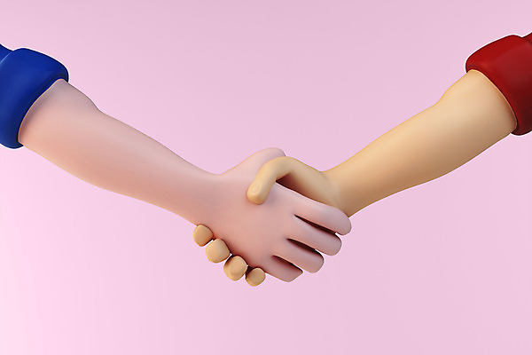 PSD 편집 편집이미지 손 분홍색 협력 악수 손짓 신체부위 3D소스 3D 손잡기 디지털합성 오브젝트 편집소스 편집3D 컬러 모션 사람 파일형식