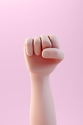 PSD 편집 편집이미지 손 분홍색 손짓 신체부위 3D소스 3D 주먹 가위바위보 디지털합성 편집소스 편집3D 컬러 모션 놀이 사람 파일형식