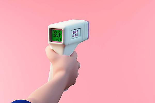 PSD 편집 편집이미지 손 분홍색 손짓 신체부위 3D소스 3D 온도계 체온계 디지털합성 오브젝트 체온측정 편집소스 비접촉체온계 델타변이바이러스 편집3D 컬러 모션 사람 바이러스 측정 파일형식