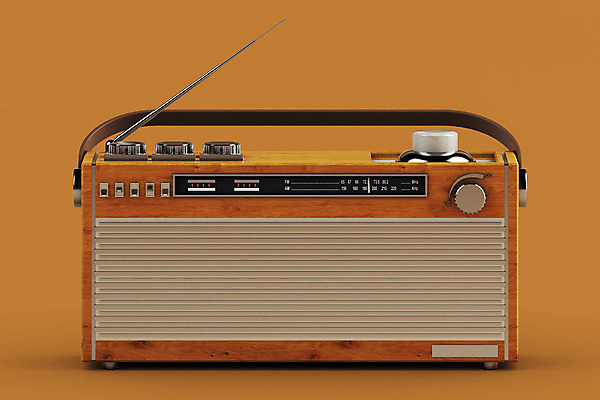 PSD 편집이미지 사람없음 한개 3D소스 3D 빈티지 입체 디지털합성 오브젝트 라디오 복고 전파 편집소스 뉴트로 주황색배경 편집3D 1 백그라운드 컨셉 전자제품 주황색 파일형식