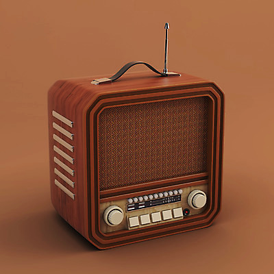 PSD 편집이미지 음악 사람없음 한개 3D소스 3D 스피커 빈티지 입체 디지털합성 오브젝트 복고 편집소스 갈색배경 뉴트로 편집3D 1 음향기기 백그라운드 컨셉 문화예술 갈색 파일형식