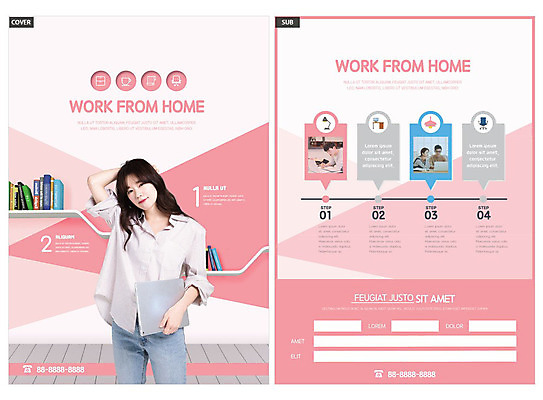 템플릿 여자 남자 ZIP 포스터 리플렛 분홍색 책장 선반 들기 사람 팜플렛 여러명 20대 성인 책 30대 노트북 한국인 비즈니스맨 비즈니스우먼 전단템플릿 전단 재택근무 성인만 인디자인 INDD 사회적거리두기 이미지템플릿 캠페인 컬러 가구 다수 비즈니스 모션 동양인 청년 장년 전자제품 직장인 홍보물 파일형식